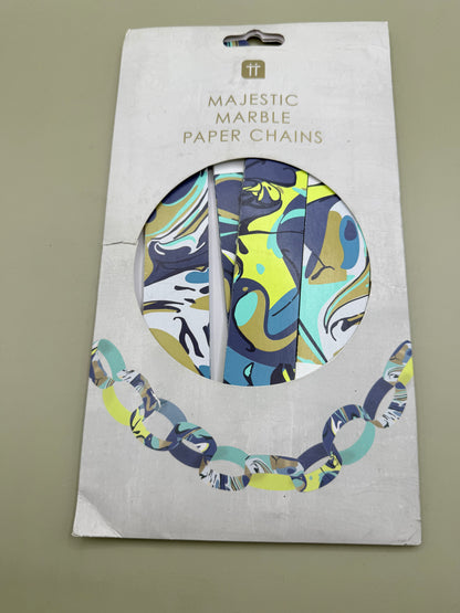 Majestic Marble Paper Chains
