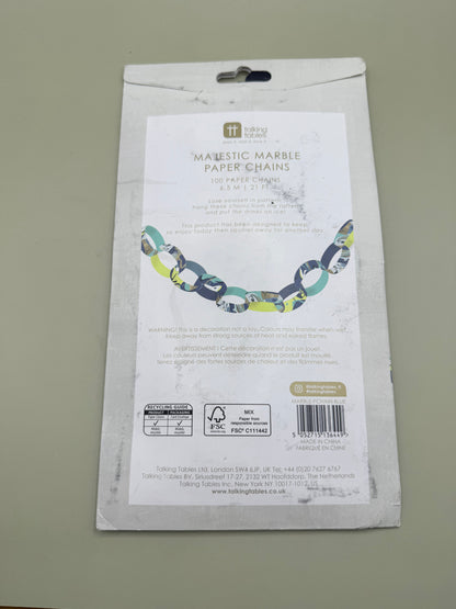 Majestic Marble Paper Chains