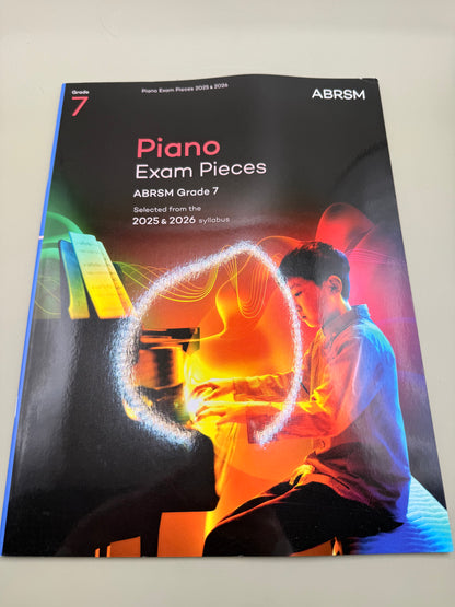Piano Exam Pieces, ABRSM Grade 7, 2025 & 2026 by ABRSM