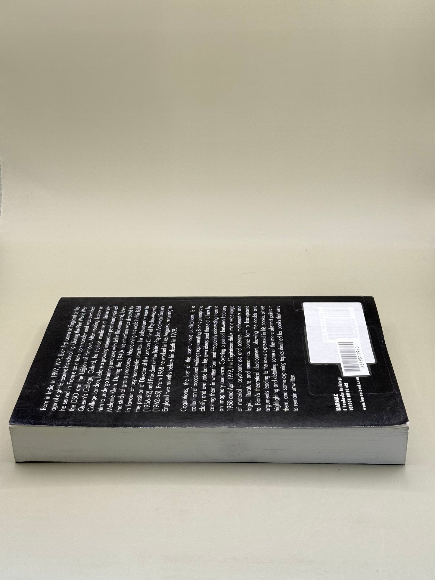 Cogitations by W.R. Bion