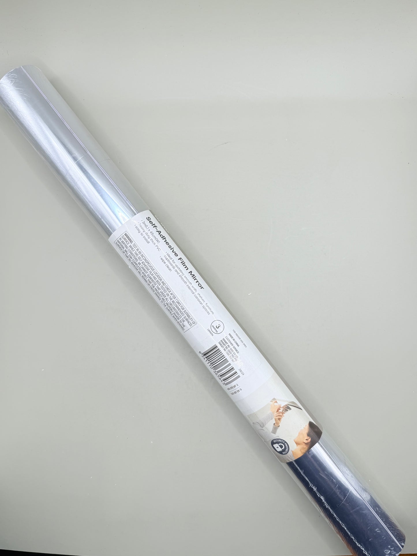 3m x 45cm Anko Self-Adhesive Mirror Window Film