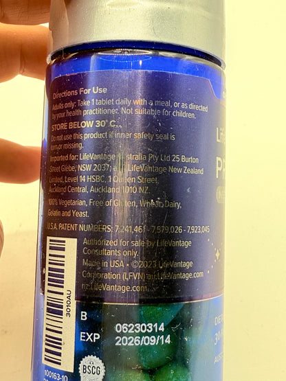 LifeVantage Protandim Nrf2 Synergizer 30 Film Coated Tablets