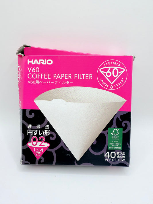 40 Sheets Hario V60 Coffee Paper Filter 02