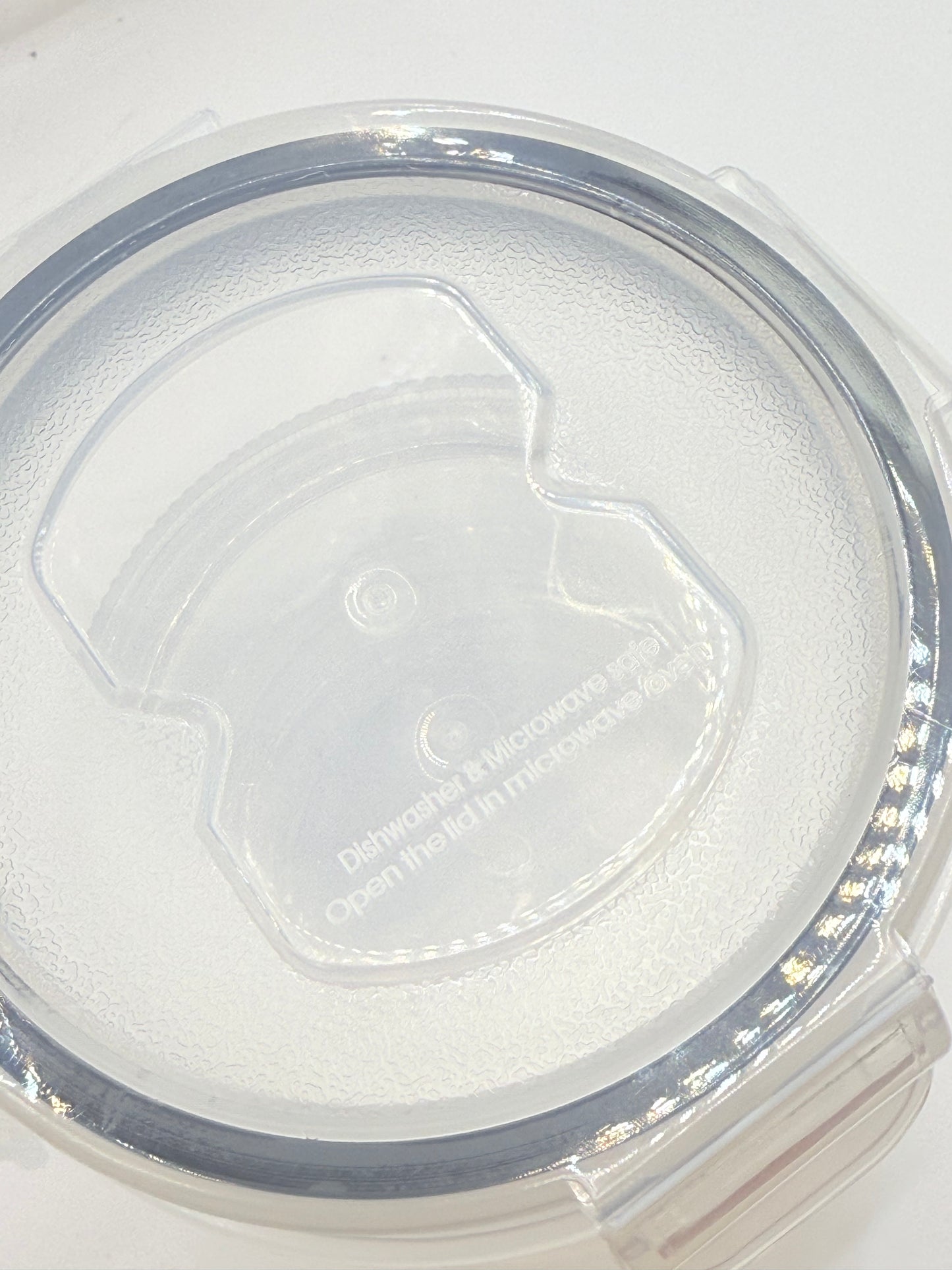 6 Pack Click and Store Set of Round Nested Plastic Food Containers