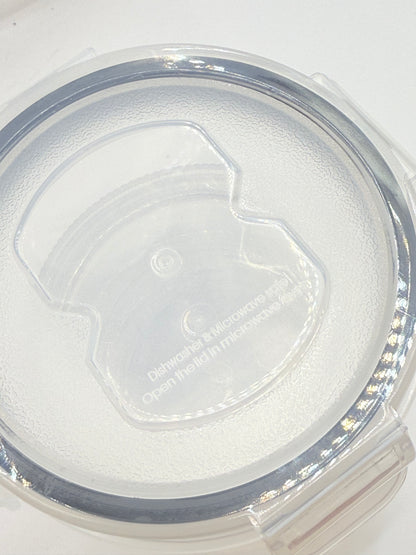 6 Pack Click and Store Set of Round Nested Plastic Food Containers