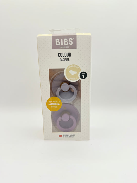 2 Pack Size 1 BIBS Anatomical Pacifier