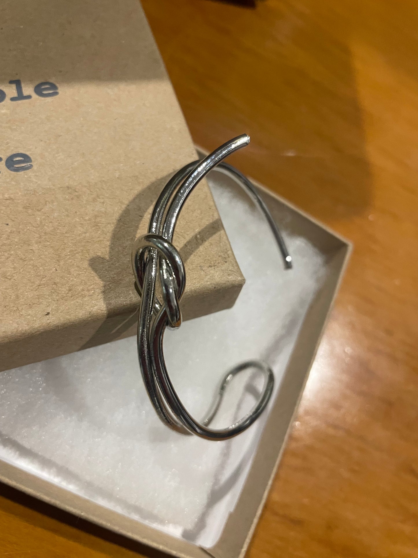 Crumble & Core Knot Cuff Bracelet