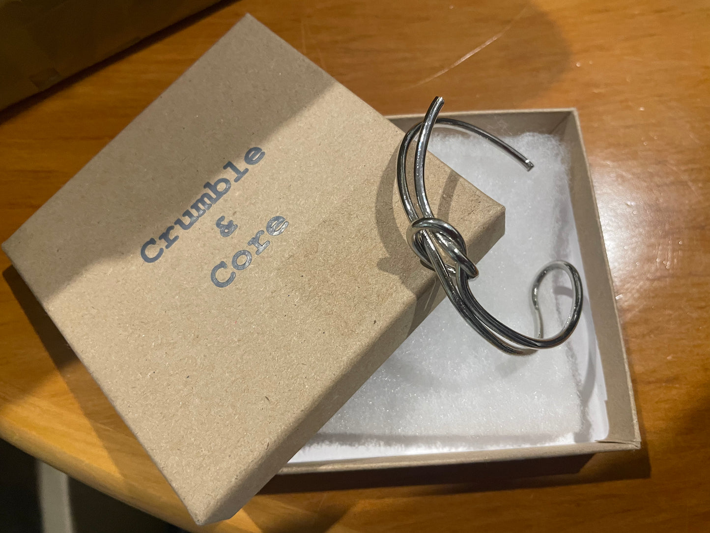 Crumble & Core Knot Cuff Bracelet