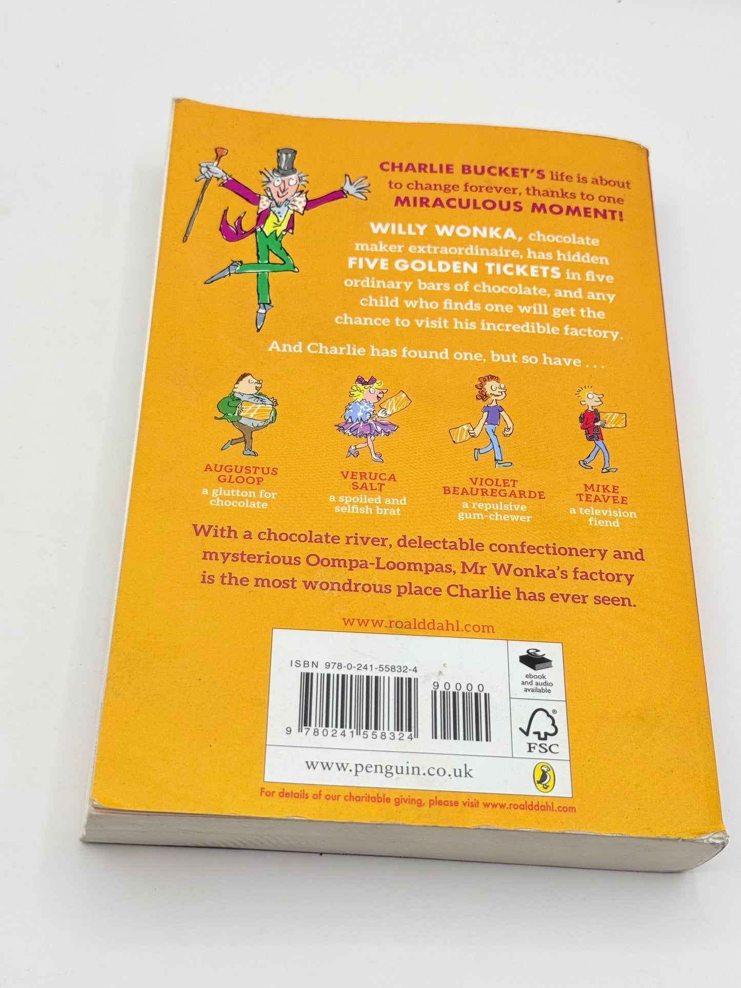 Charlie and the Chocolate Factory by Roald Dahl, illustrated by Quentin Blake