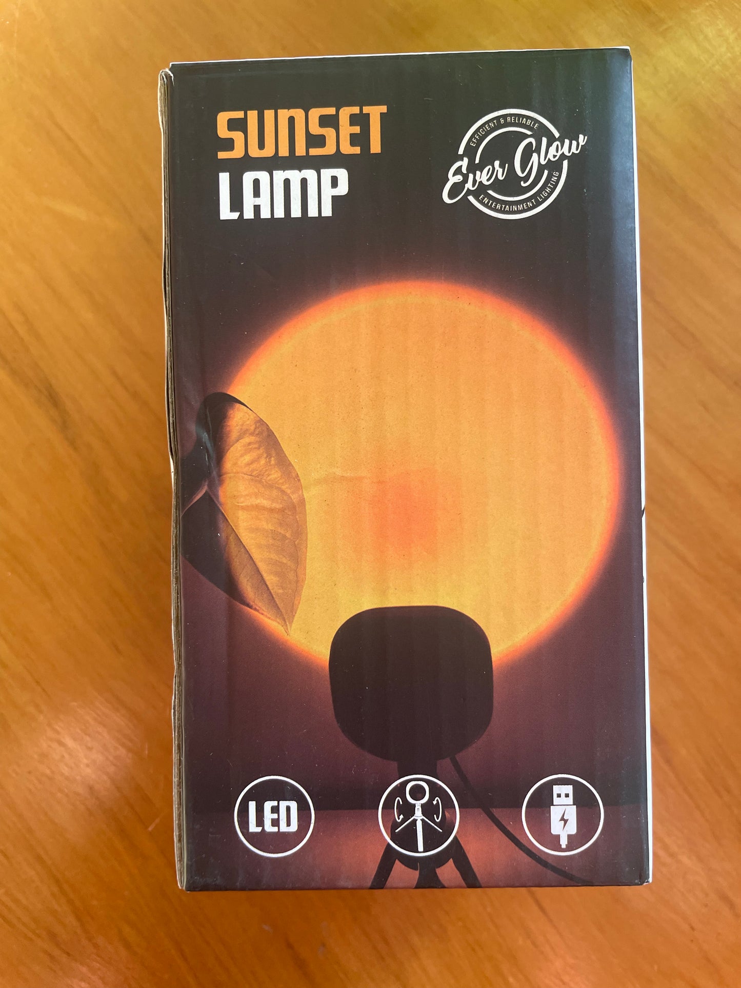 Ever Glow Sunset Lamp - LED Projector for Home Ambiance