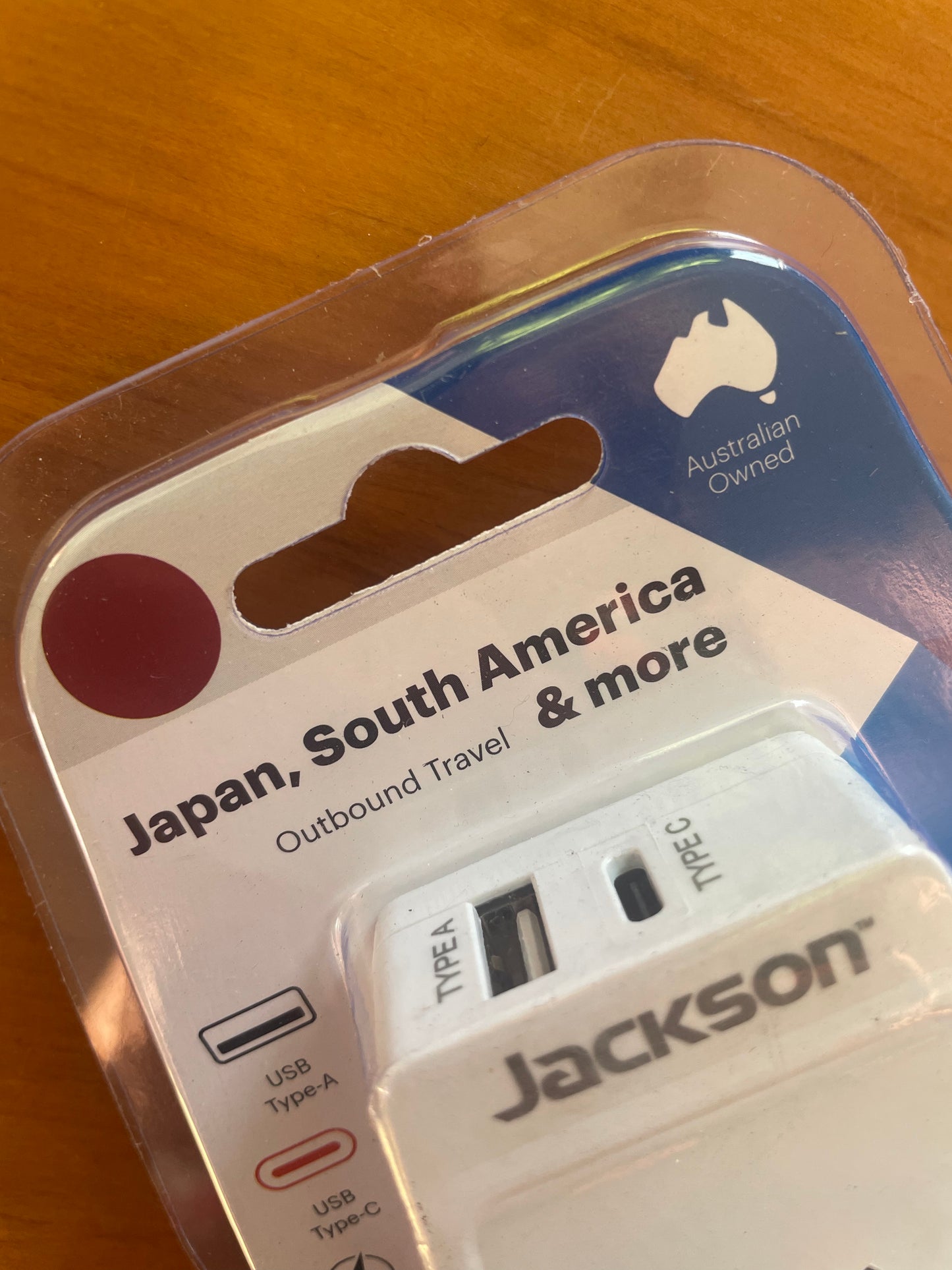 Jackson Japan, South America & More Outbound Travel Adapter