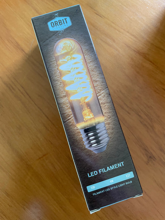 Orbit E27 T30 4W Filament LED Style Light Bulb
