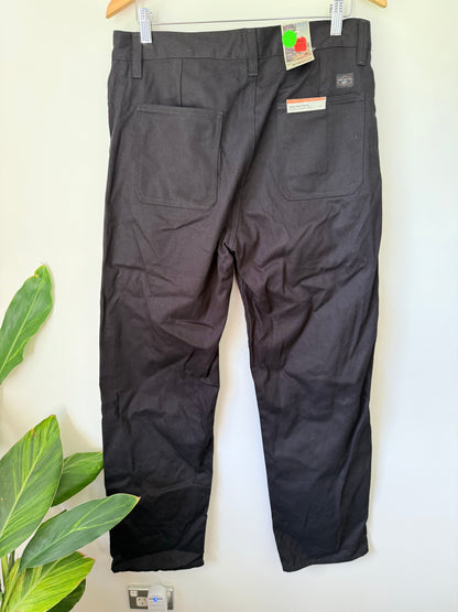 Nudie Jeans Co Size L 32W 32L Tuff Tony Black Straight Leg Jeans