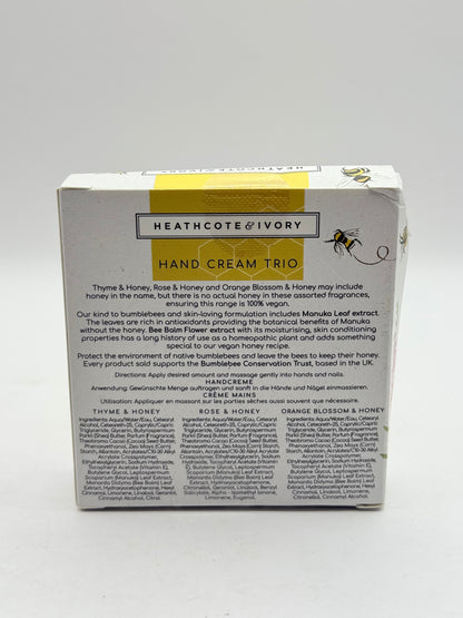 Heathcote & Ivory Busy Bees 3 x 30ml Hand Cream Trio