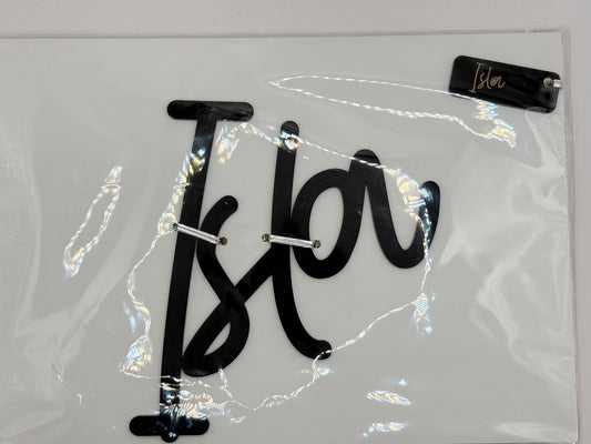 Arlo & Co Name Plaque "ISLA"