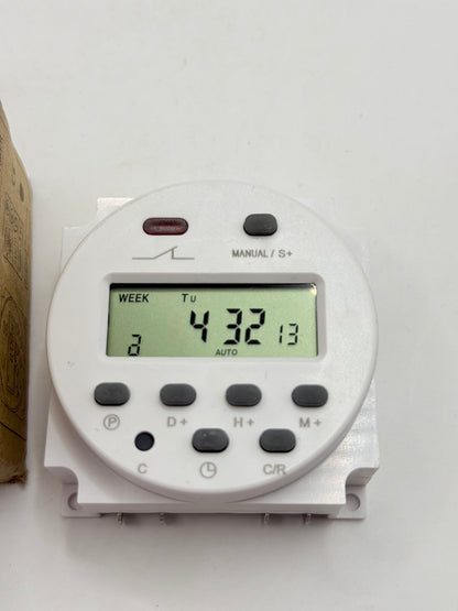 Digital Programmable Timer Switch - 12V 16A