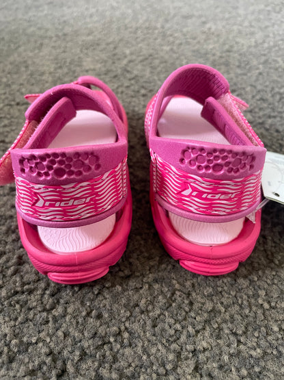 RIDER SANDALS Size 10 Rider RS 2 III Baby Pink/Pink