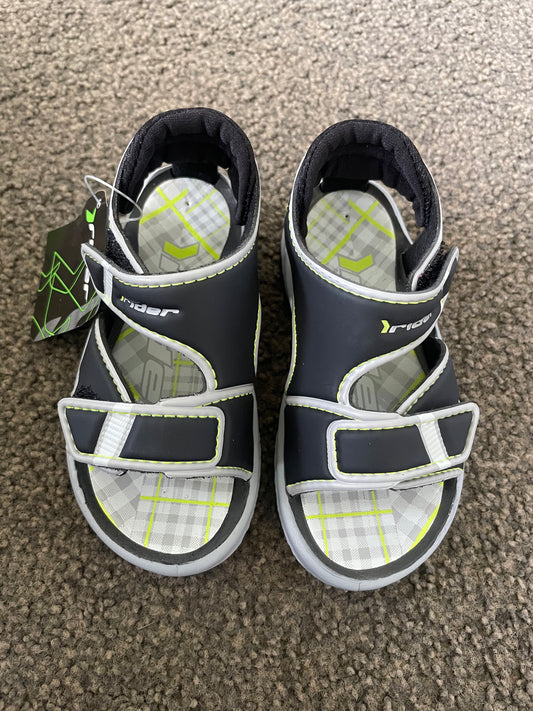 RIDER SANDALS Size 9 Rider K2 Comfort II Baby Black/Grey