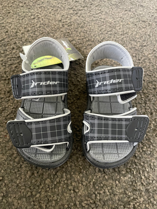 RIDER SANDALS Size 5 Rider Mini Sandal II Baby Black/Black