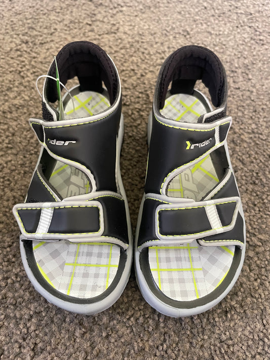 RIDER SANDALS Size 9 Rider K2 Comfort II Baby Black/Grey