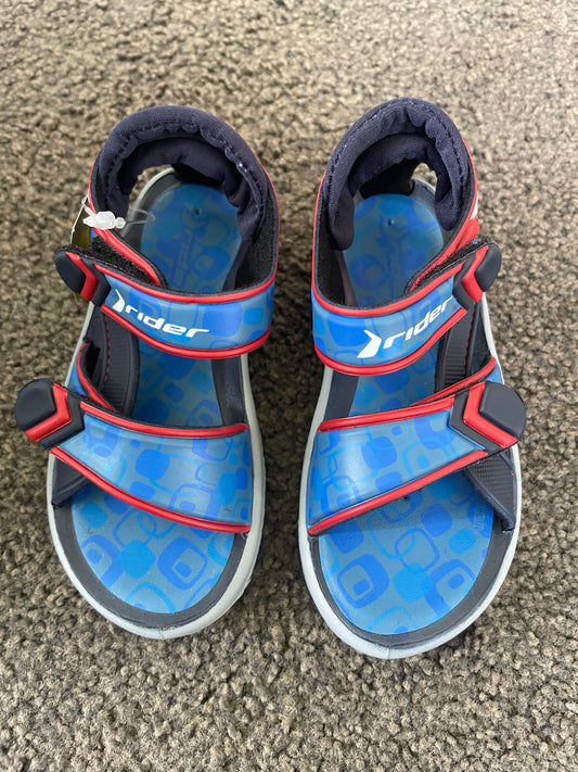 RIDER SANDALS Size 11 Rider K2 Twist II Baby Blue/Grey/Red