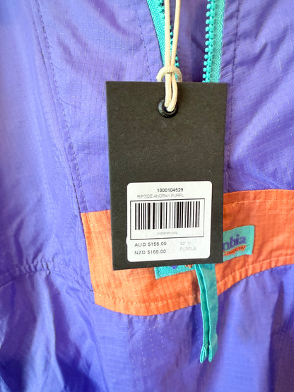COLUMBIA Size M Purple Riptide Windbreaker Jacket RRP $165.00