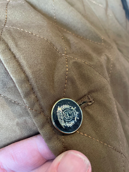 Barabas - Brown Quilted Blazer - Size M - RRP $300+