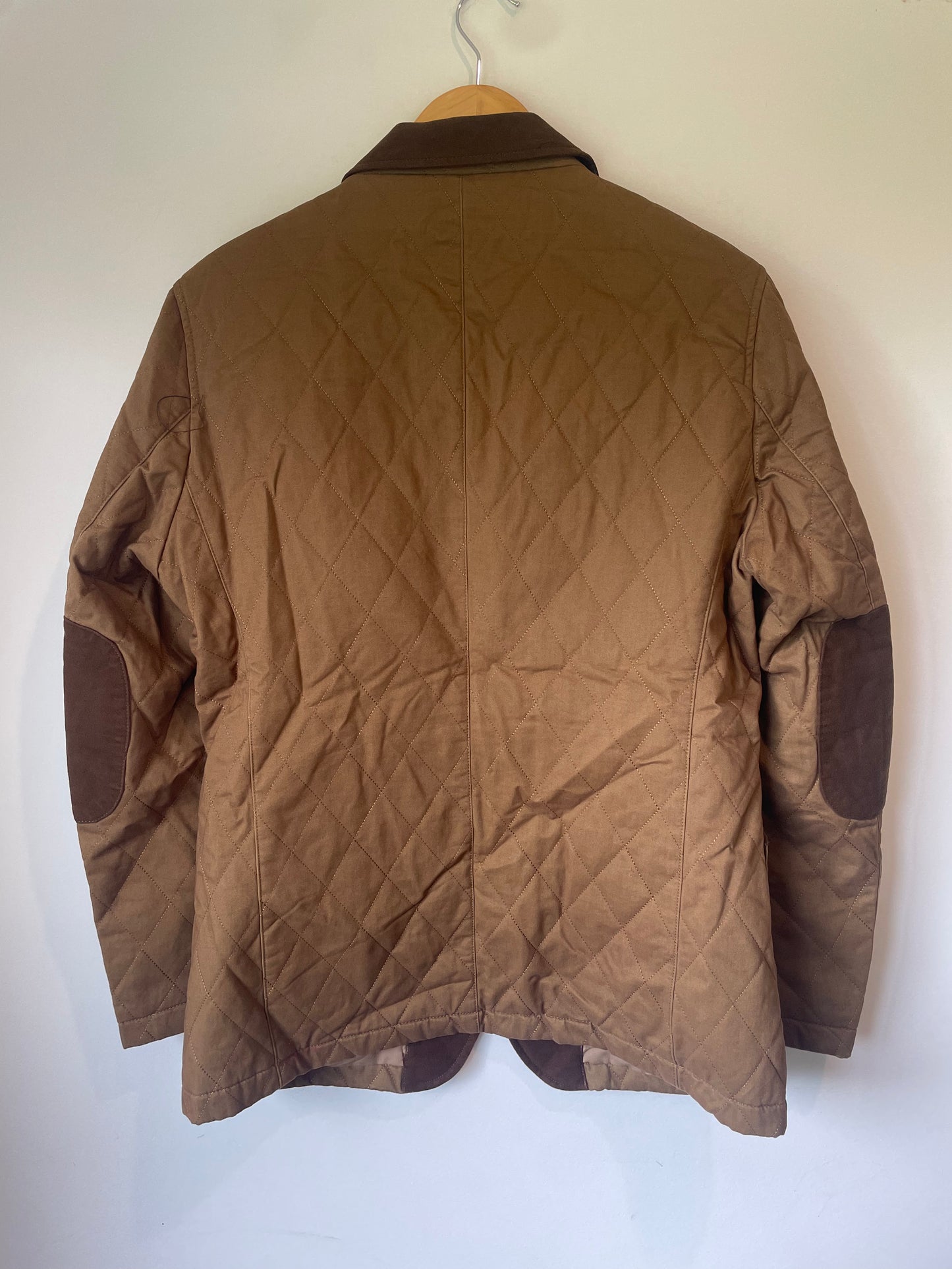 Barabas - Brown Quilted Blazer - Size M - RRP $300+