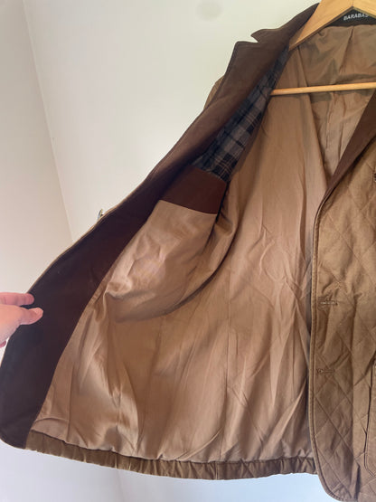 Barabas - Brown Quilted Blazer - Size M - RRP $300+