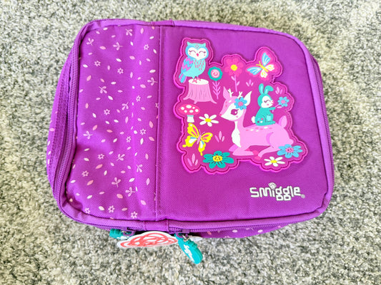 Smiggle Woodland Friends Dual Compartment Lunch Box