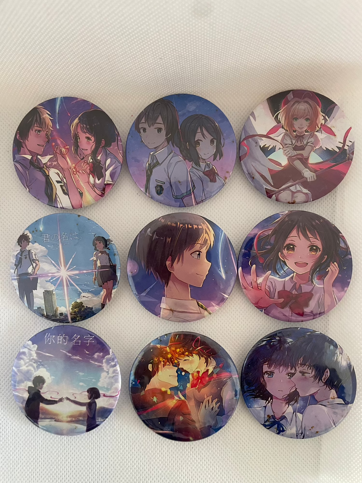 Anime Badges Gloss Finish - Lot #11