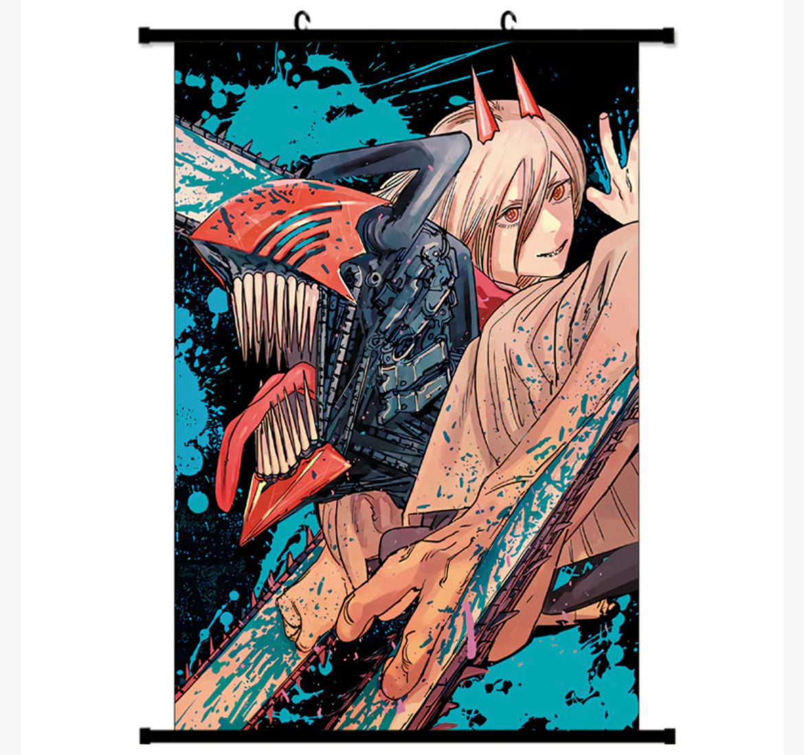 Anime 90x60cm Wall Scroll - Chainsaw Man