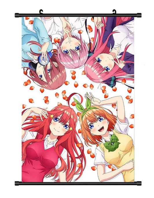 Anime 90x60cm Wall Scroll - Quintessential Quintuplets
