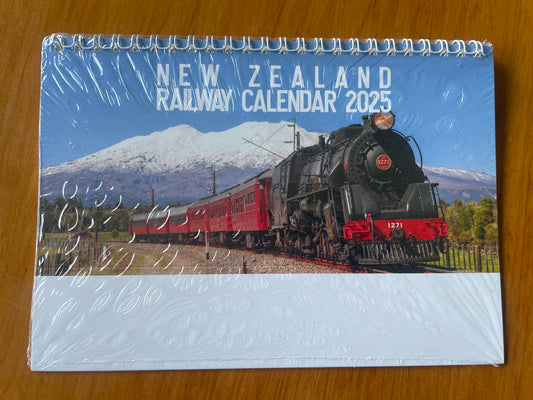 New Zealand Railway 2025 Desk Calendar