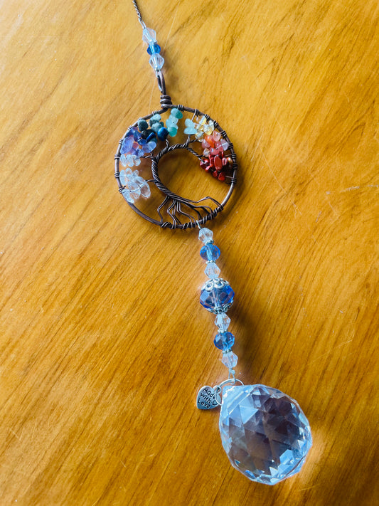 Chakra Tree of Life Suncatcher