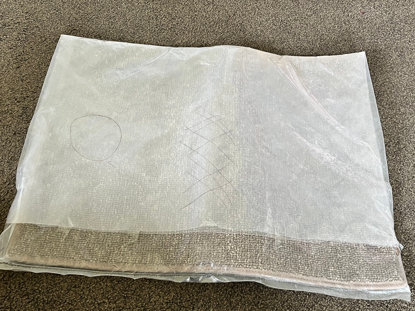 Carpet Mill 100% Solution Dyed Nylon Edged Carpet Mat in Copper