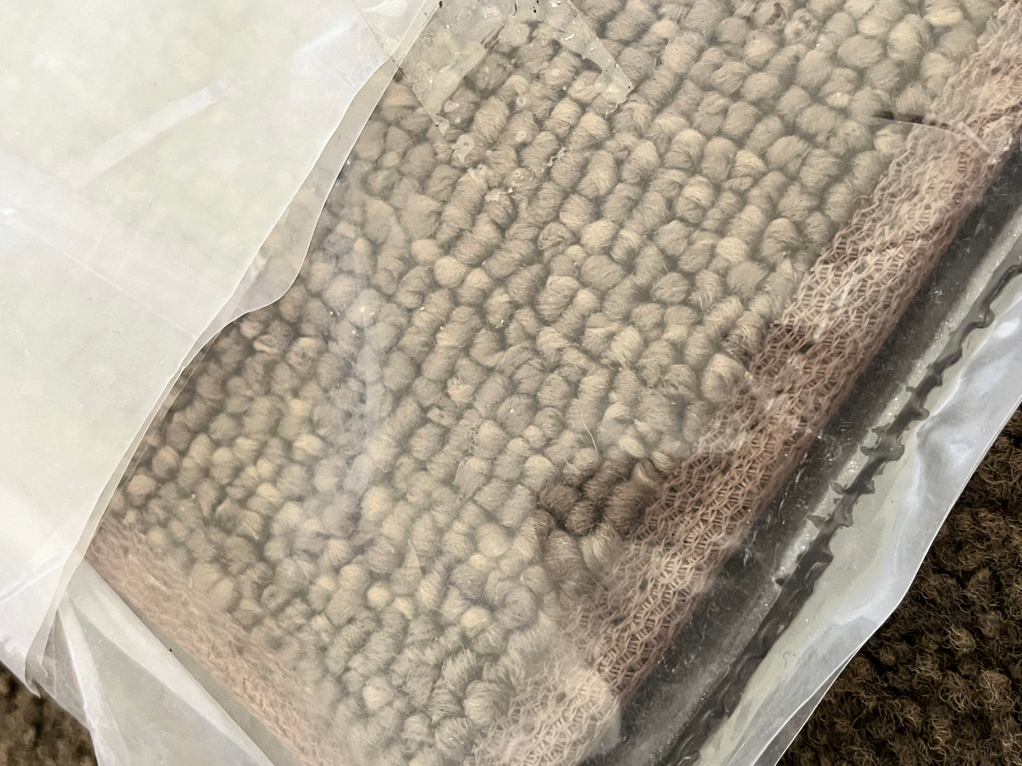 Carpet Mill 100% Solution Dyed Nylon Edged Carpet Mat in Copper