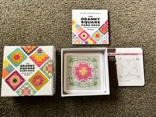 The Granny Square Card Deck by Claire Montgomerie