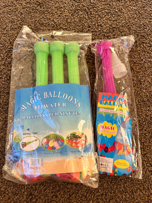 Bulk lot of magic water ballons.