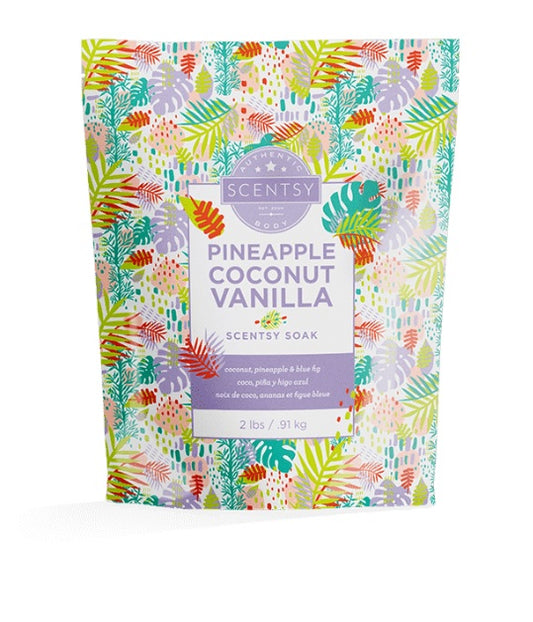 Scentsy Pineapple Coconut Vanilla Bath Soak