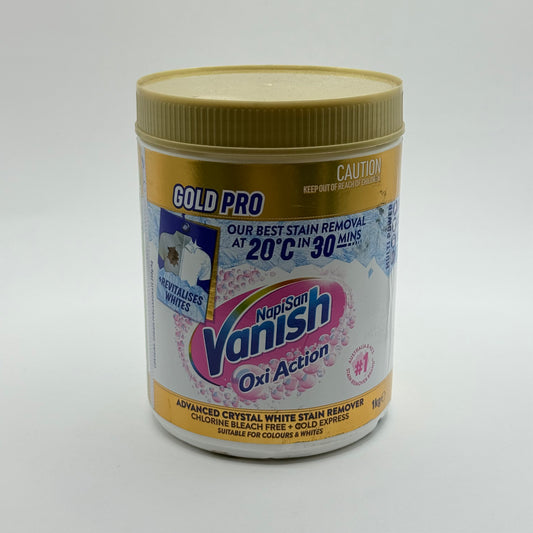 Vanish Napisan Gold Pro Oxi Action Crystal White Stain Remover - 1kg