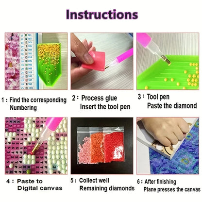 40x70cm Koi Fish Diamond Art Kit