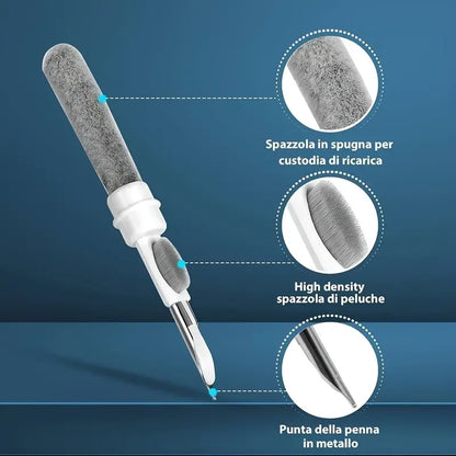 Wireless White Earphone / Pod Cleaning Pen