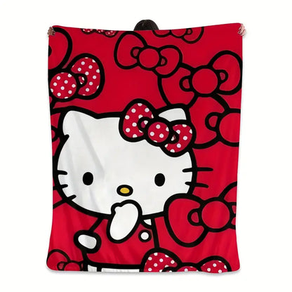 150x200cm Lightweight Hello Kitty Blanket