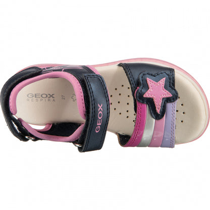 Brand New GEOX Respira Italian Shoes with LED and on/off Button - Infant 7.5