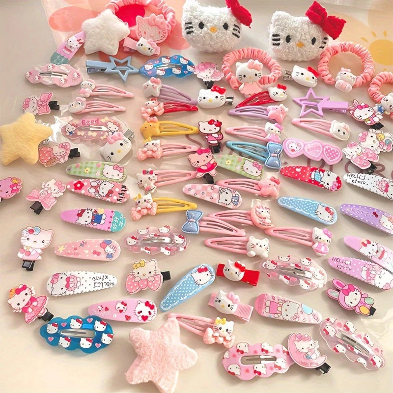 21pc Hello Kitty Hair Accessories
