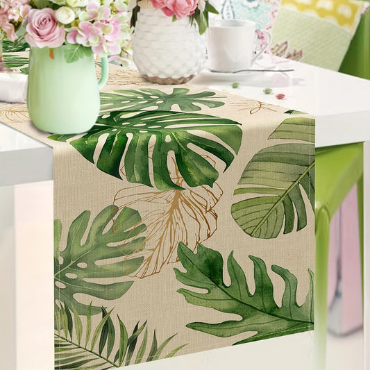 Tropical Palms 0.33m x 1.8m Table Runner