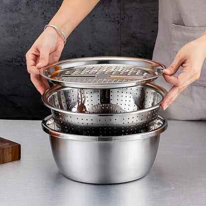 3 Pc Stainless Steel Kitchen Grating Set