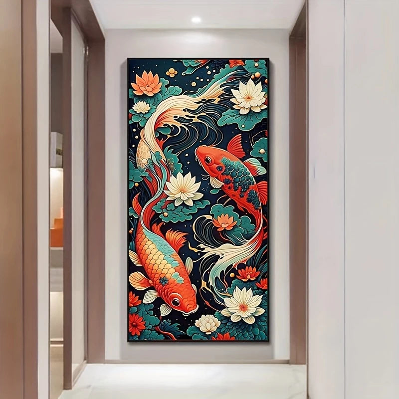 40x70cm Koi Fish Diamond Art Kit