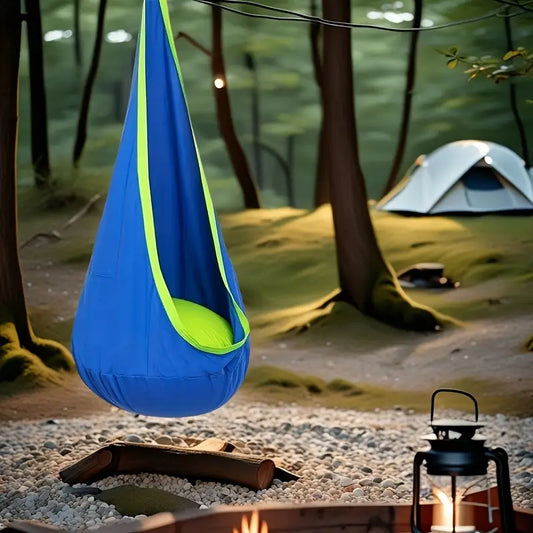 Blue Pod Swing Seat